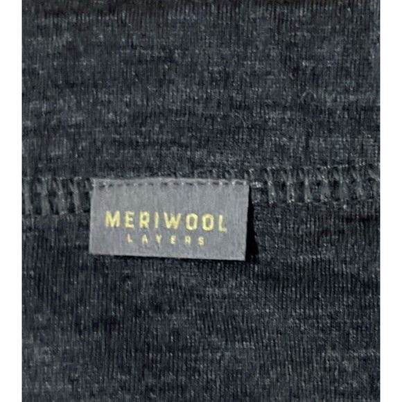 Meriwool Layers Men’s Size L Weathered Gray Layering Bottoms NWT - Picture 4 of 10